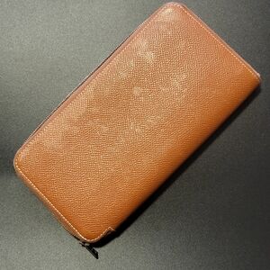 HERMES Azap Long Silk Inn Vaux Epson Long Wallet Zippy Wallet Women 2014 Leather